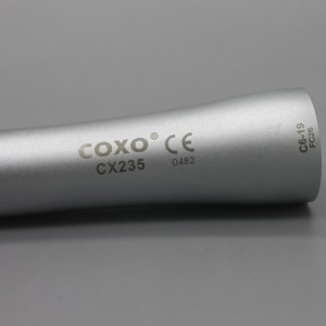 YUSENDENT® COXO CX235C6-19歯科減速20:1プッシュボタン式インプラント用コントラアングルハンドピース
