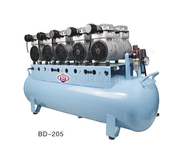 BEST® オイルレスエアコンプレッサー高圧空気圧縮機750L/分 BD-205