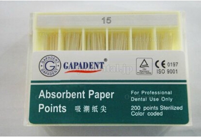高品質GAPADENT®歯科用ペーパーポイント#15
