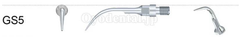 Woodpecker®歯科超音波スケーラーチップGS5（Sirona向け、5本入）