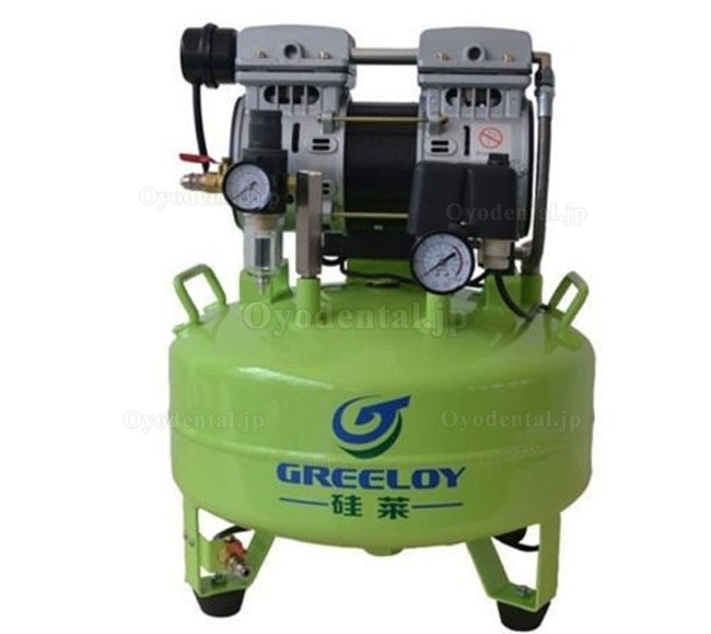 Greeloy® GA-61X 歯科用オイルレス エアーコンプレッサー サイレントキャビネット付き